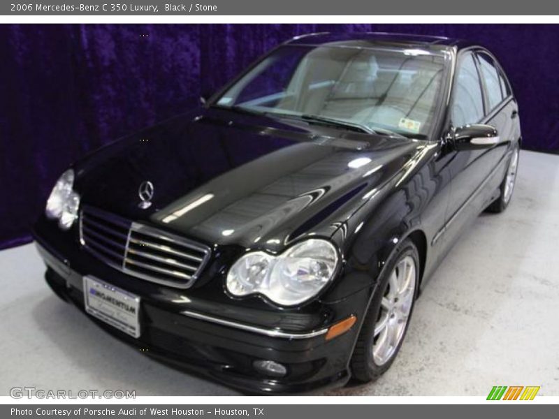 Black / Stone 2006 Mercedes-Benz C 350 Luxury