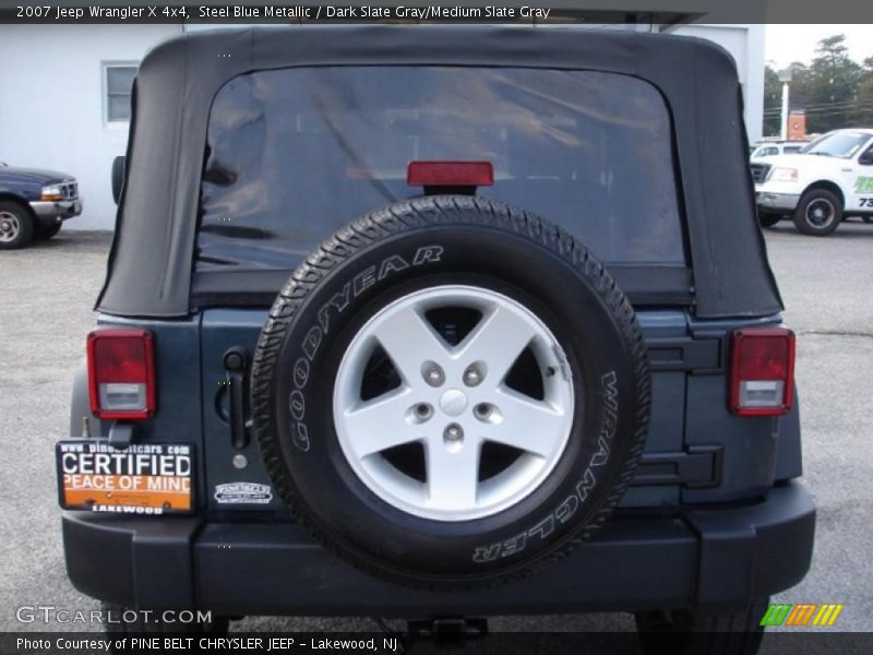 Steel Blue Metallic / Dark Slate Gray/Medium Slate Gray 2007 Jeep Wrangler X 4x4