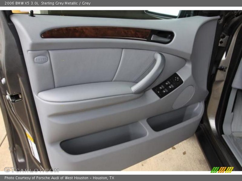 Sterling Grey Metallic / Grey 2006 BMW X5 3.0i