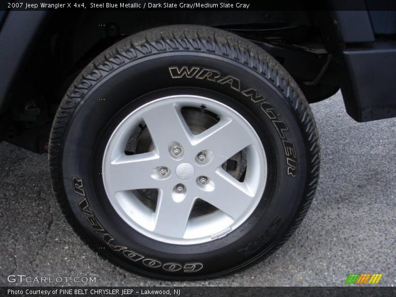Steel Blue Metallic / Dark Slate Gray/Medium Slate Gray 2007 Jeep Wrangler X 4x4