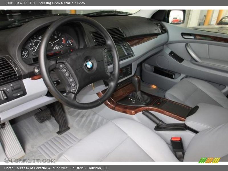 Sterling Grey Metallic / Grey 2006 BMW X5 3.0i