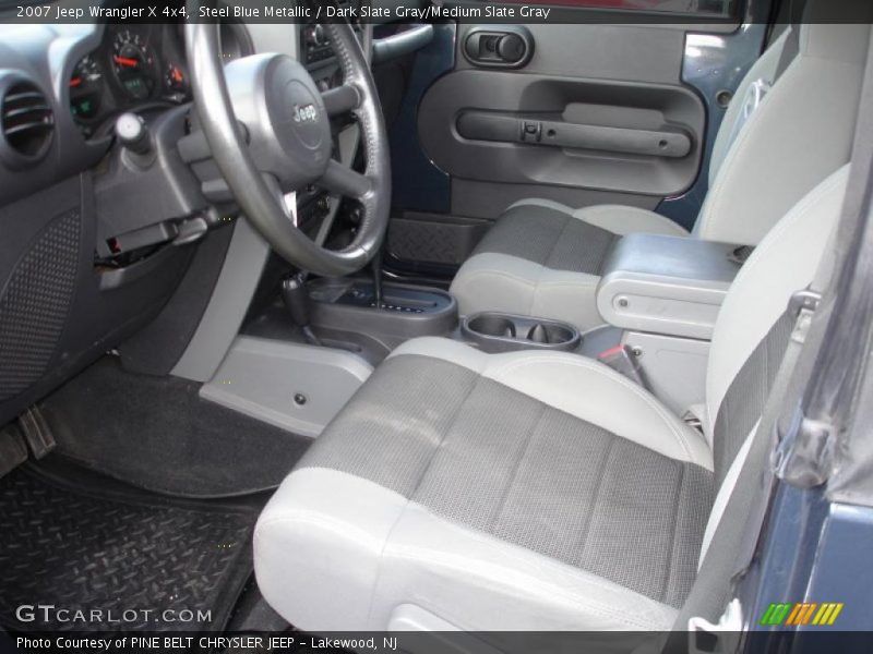 Steel Blue Metallic / Dark Slate Gray/Medium Slate Gray 2007 Jeep Wrangler X 4x4