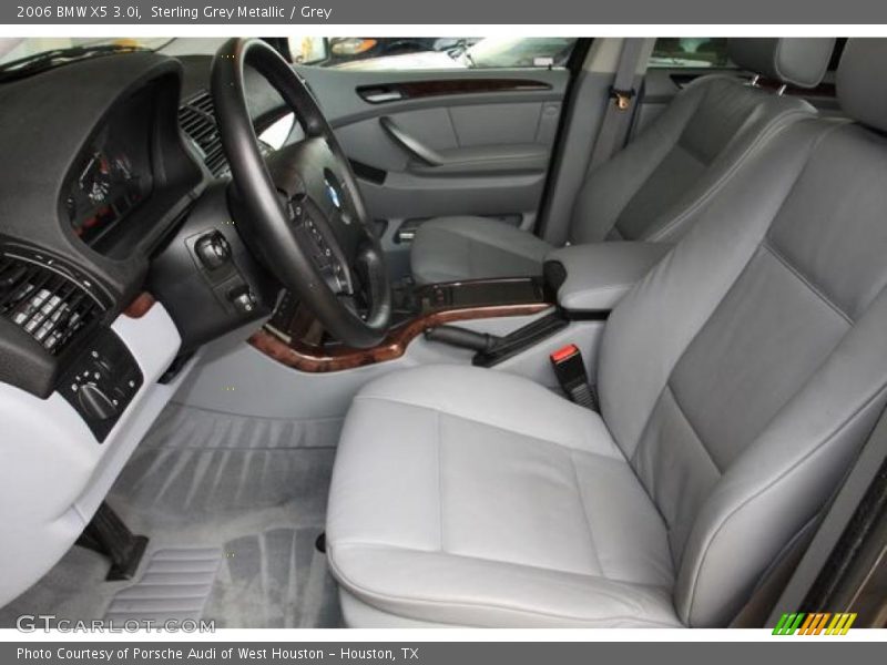 Sterling Grey Metallic / Grey 2006 BMW X5 3.0i