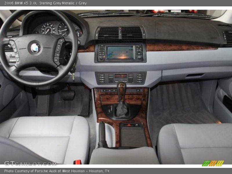 Sterling Grey Metallic / Grey 2006 BMW X5 3.0i