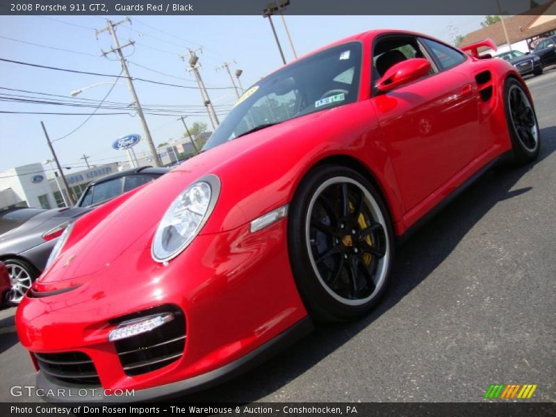 Guards Red / Black 2008 Porsche 911 GT2