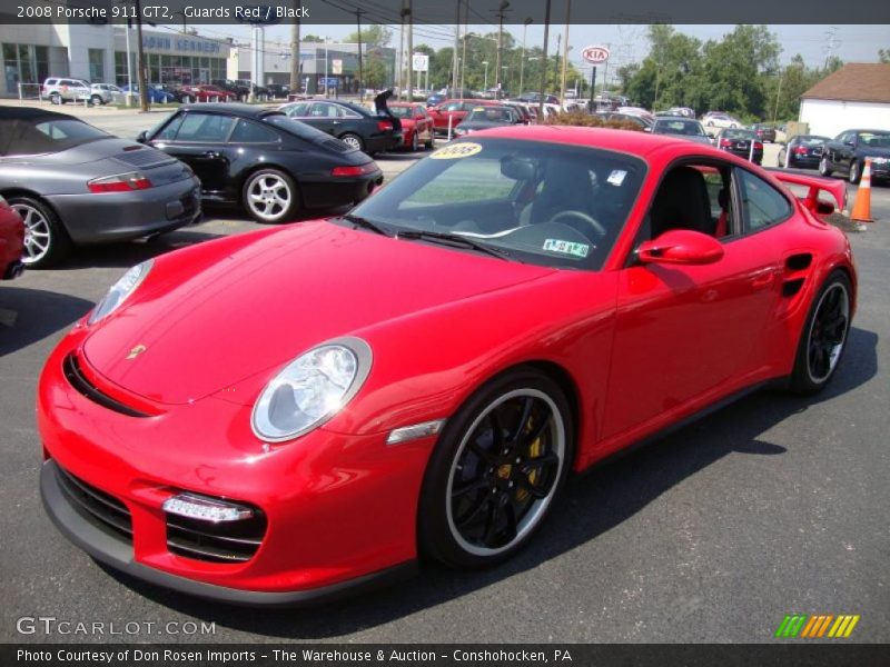 Guards Red / Black 2008 Porsche 911 GT2