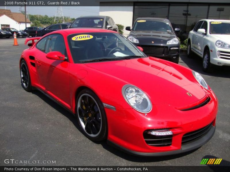 Guards Red / Black 2008 Porsche 911 GT2