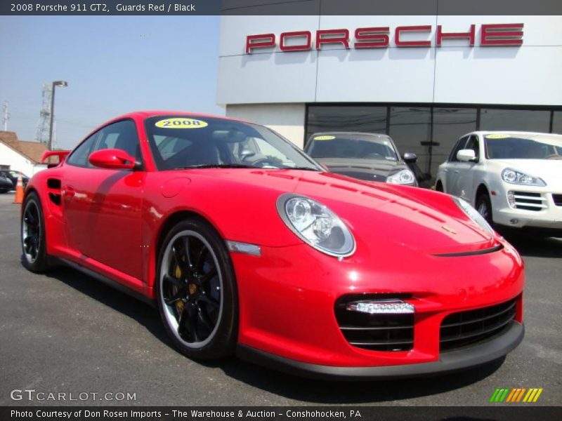 Guards Red / Black 2008 Porsche 911 GT2