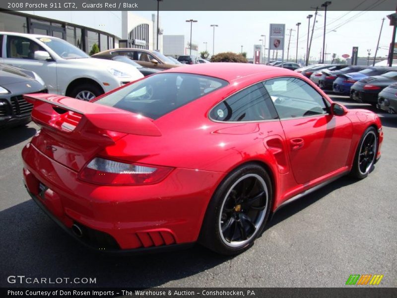 Guards Red / Black 2008 Porsche 911 GT2
