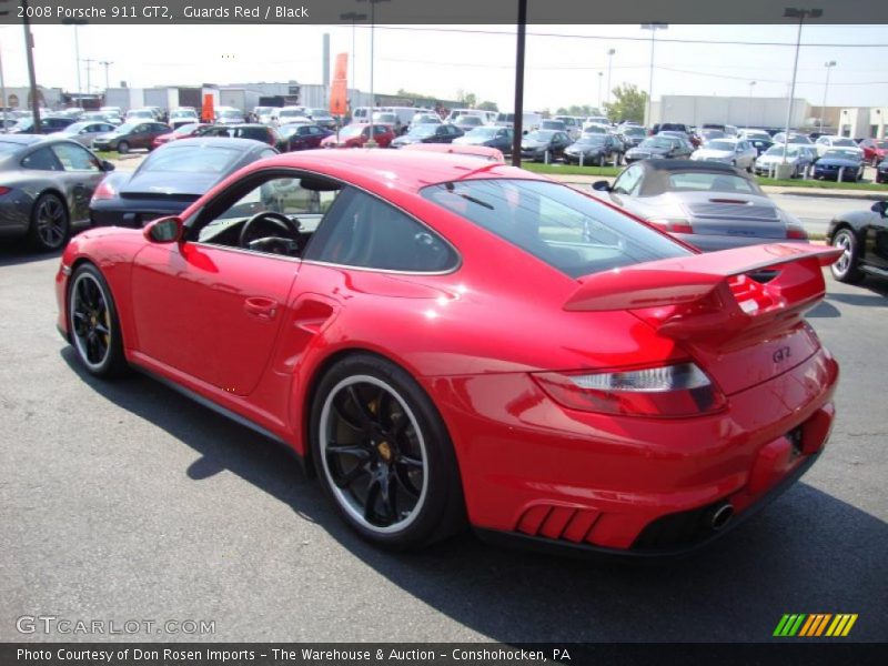 Guards Red / Black 2008 Porsche 911 GT2