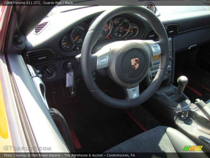 Guards Red / Black 2008 Porsche 911 GT2