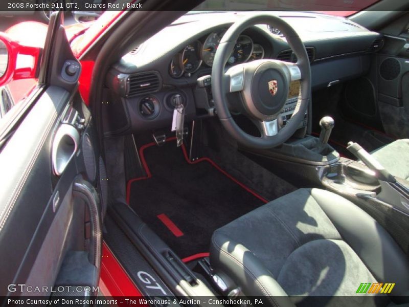 Guards Red / Black 2008 Porsche 911 GT2