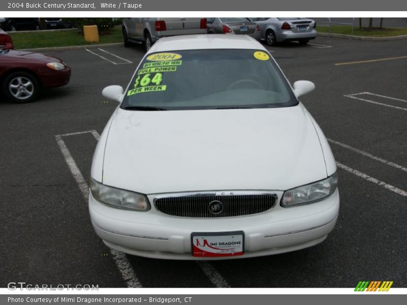 White / Taupe 2004 Buick Century Standard