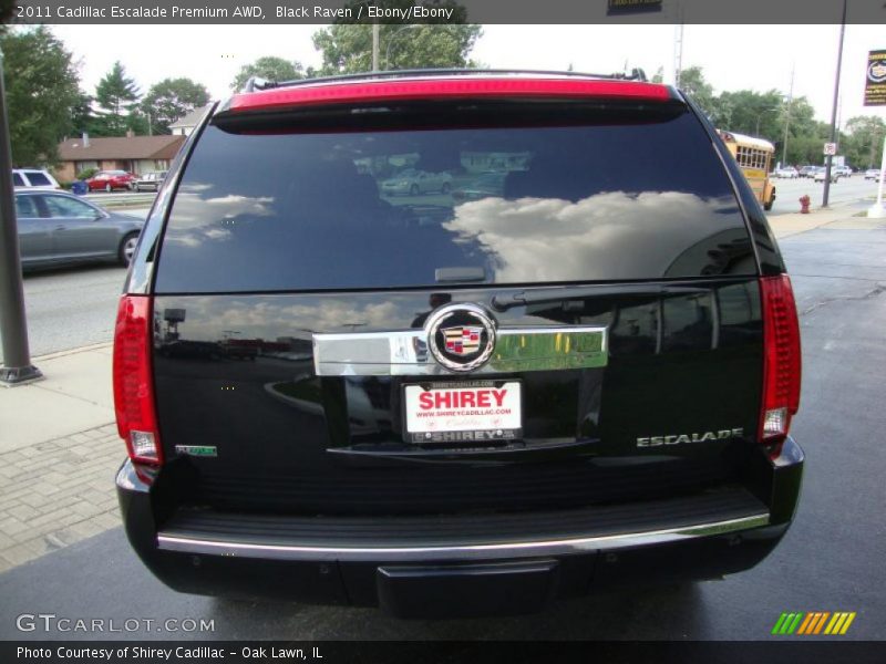 Black Raven / Ebony/Ebony 2011 Cadillac Escalade Premium AWD