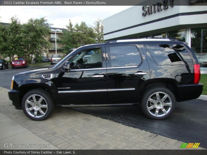 Black Raven / Ebony/Ebony 2011 Cadillac Escalade Premium AWD