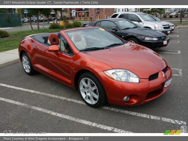 Sunset Pearlescent / Terra Cotta 2007 Mitsubishi Eclipse Spyder GT