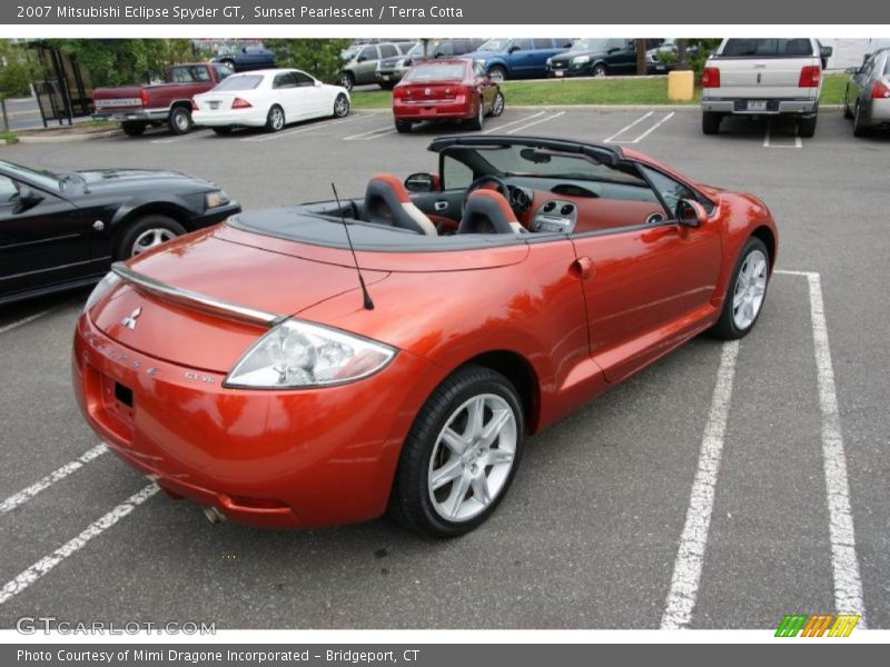 Sunset Pearlescent / Terra Cotta 2007 Mitsubishi Eclipse Spyder GT