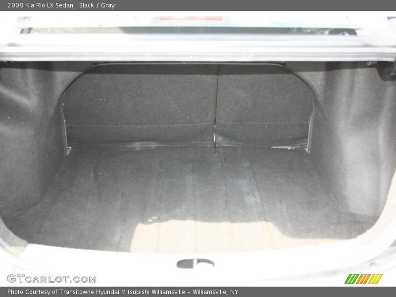 Black / Gray 2008 Kia Rio LX Sedan