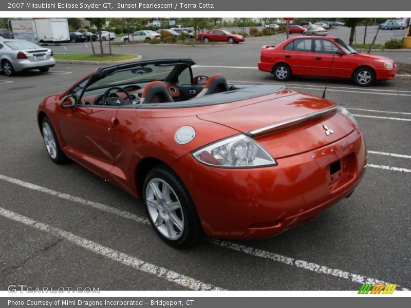 Sunset Pearlescent / Terra Cotta 2007 Mitsubishi Eclipse Spyder GT