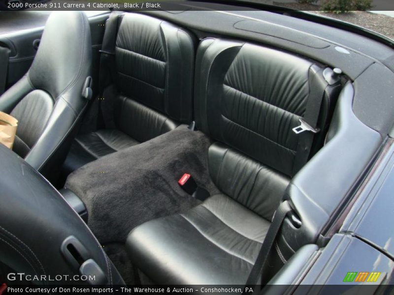 Black / Black 2000 Porsche 911 Carrera 4 Cabriolet