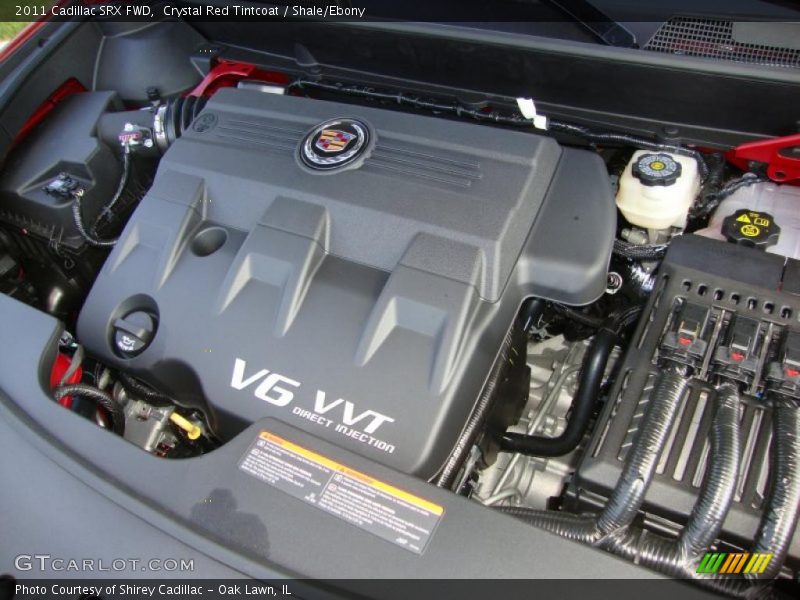 Crystal Red Tintcoat / Shale/Ebony 2011 Cadillac SRX FWD