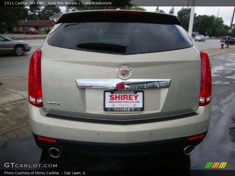 Gold Mist Metallic / Shale/Brownstone 2011 Cadillac SRX FWD