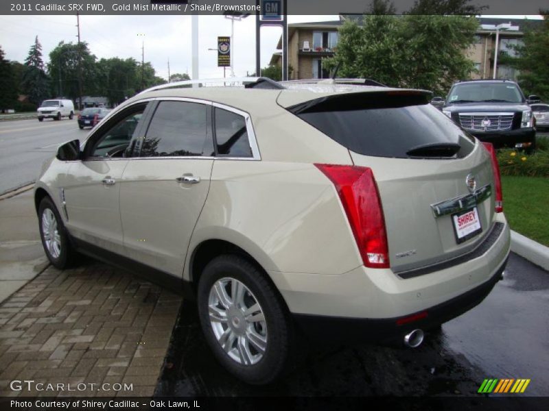 Gold Mist Metallic / Shale/Brownstone 2011 Cadillac SRX FWD