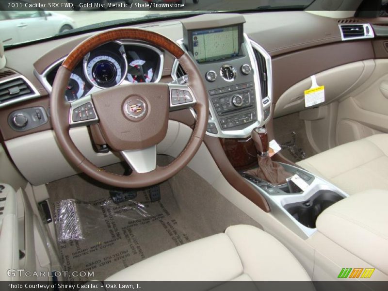 Gold Mist Metallic / Shale/Brownstone 2011 Cadillac SRX FWD