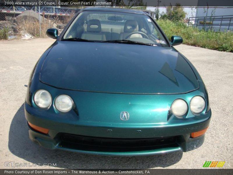 Clover Green Pearl / Parchment 2000 Acura Integra GS Coupe