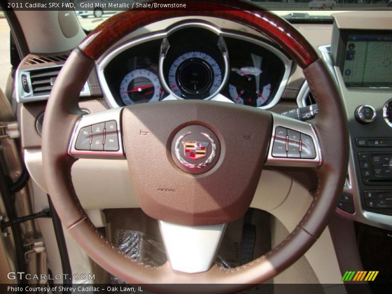 Gold Mist Metallic / Shale/Brownstone 2011 Cadillac SRX FWD