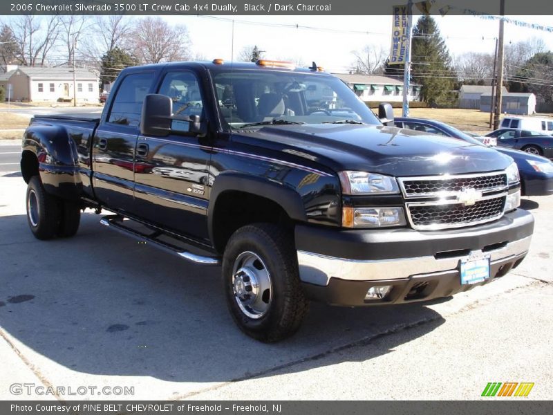 Black / Dark Charcoal 2006 Chevrolet Silverado 3500 LT Crew Cab 4x4 Dually