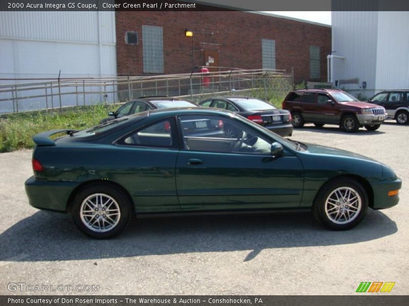 Clover Green Pearl / Parchment 2000 Acura Integra GS Coupe