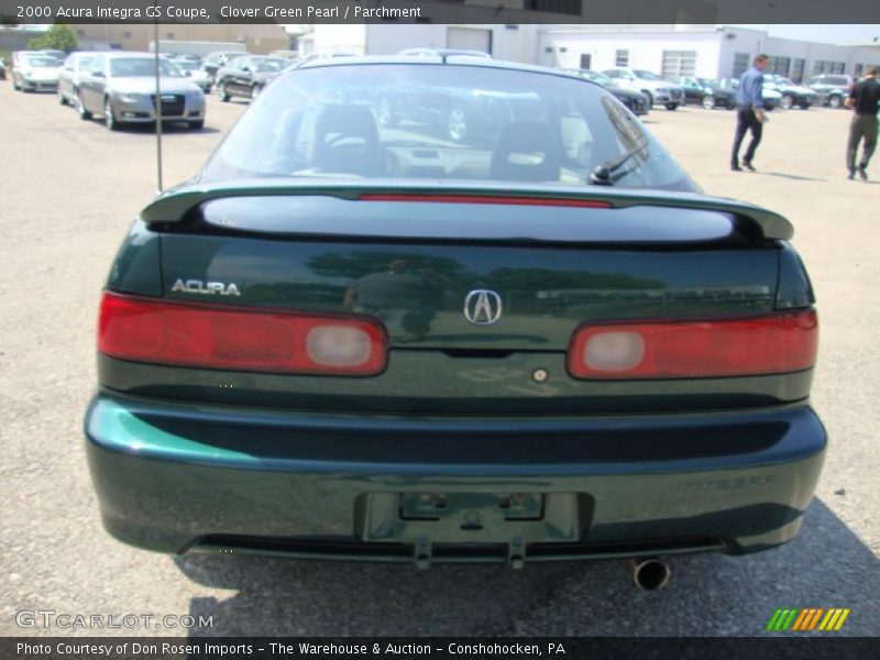 Clover Green Pearl / Parchment 2000 Acura Integra GS Coupe