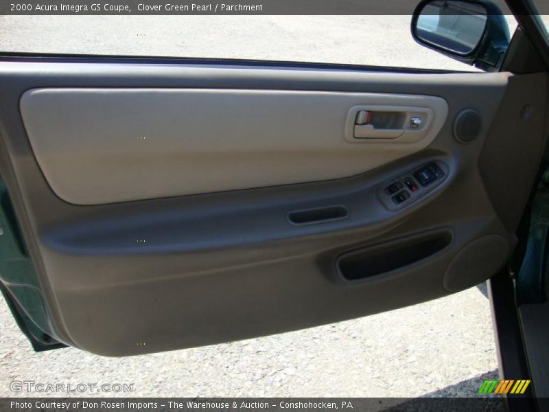 Clover Green Pearl / Parchment 2000 Acura Integra GS Coupe