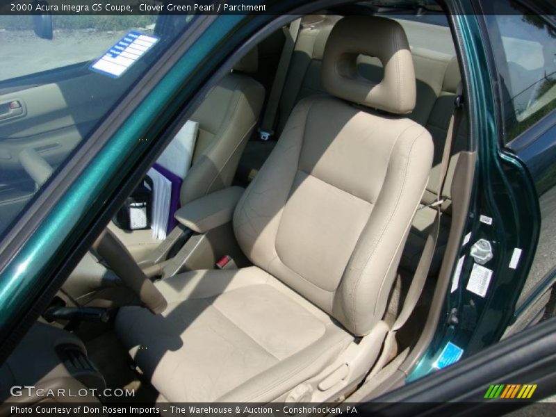 Clover Green Pearl / Parchment 2000 Acura Integra GS Coupe