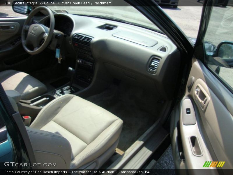 Clover Green Pearl / Parchment 2000 Acura Integra GS Coupe