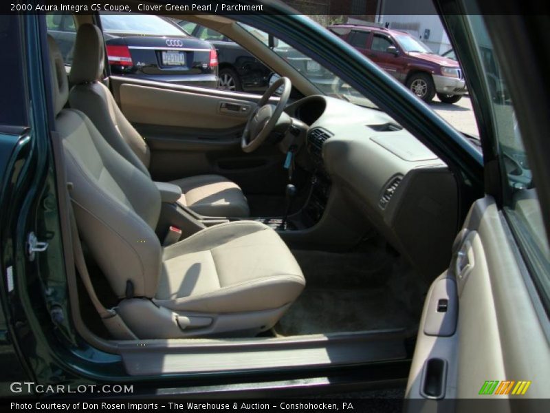 Clover Green Pearl / Parchment 2000 Acura Integra GS Coupe