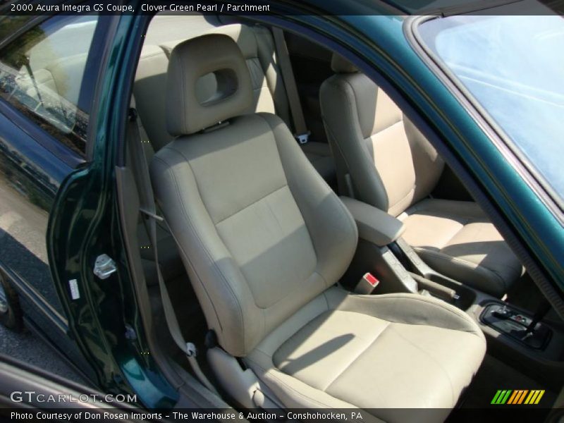 Clover Green Pearl / Parchment 2000 Acura Integra GS Coupe