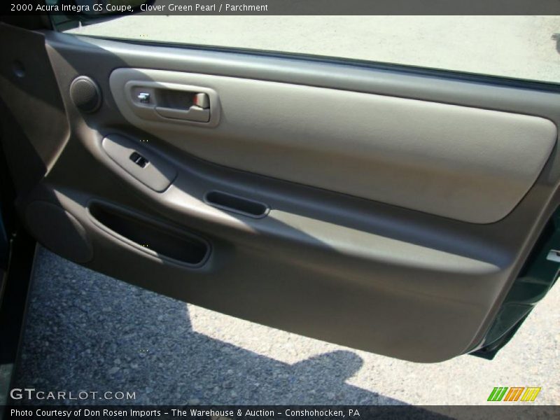 Clover Green Pearl / Parchment 2000 Acura Integra GS Coupe