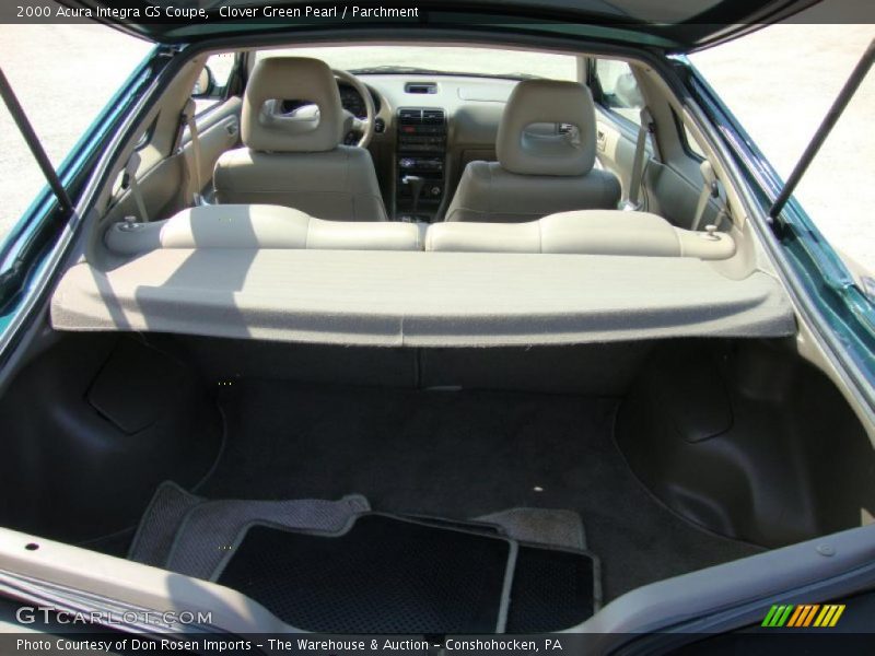 Clover Green Pearl / Parchment 2000 Acura Integra GS Coupe