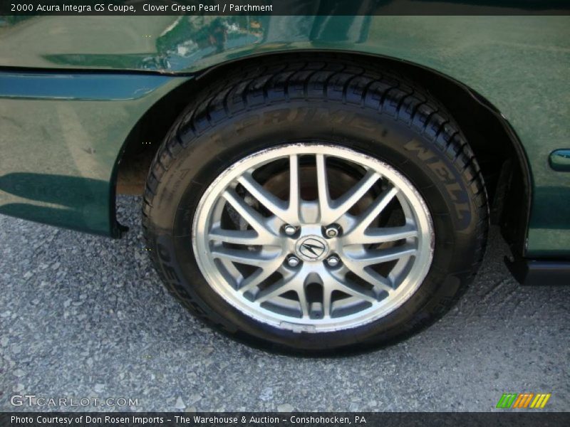 Clover Green Pearl / Parchment 2000 Acura Integra GS Coupe