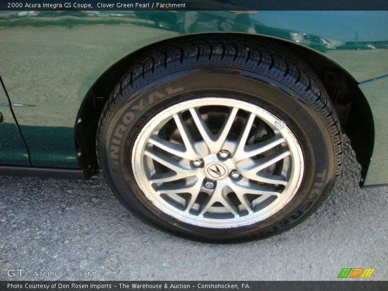 Clover Green Pearl / Parchment 2000 Acura Integra GS Coupe