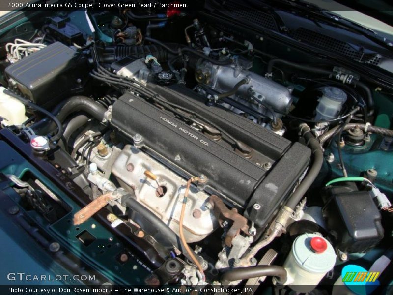 Clover Green Pearl / Parchment 2000 Acura Integra GS Coupe