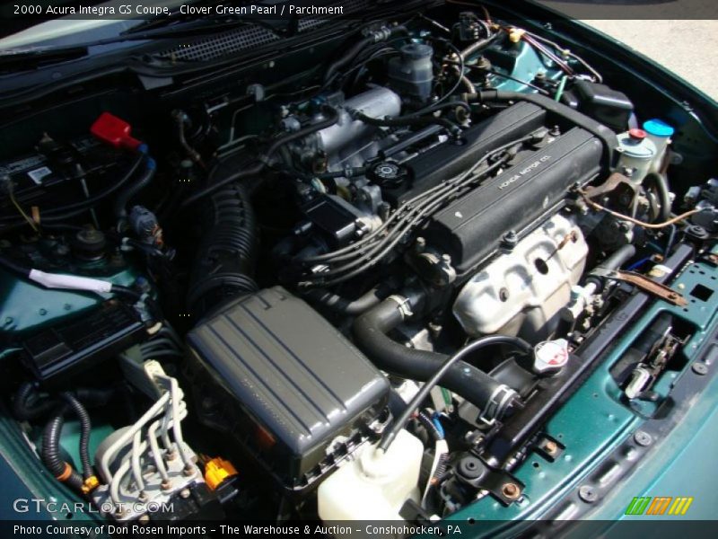 Clover Green Pearl / Parchment 2000 Acura Integra GS Coupe