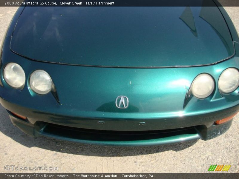Clover Green Pearl / Parchment 2000 Acura Integra GS Coupe