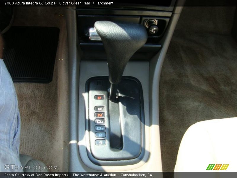 Clover Green Pearl / Parchment 2000 Acura Integra GS Coupe
