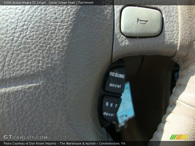 Clover Green Pearl / Parchment 2000 Acura Integra GS Coupe