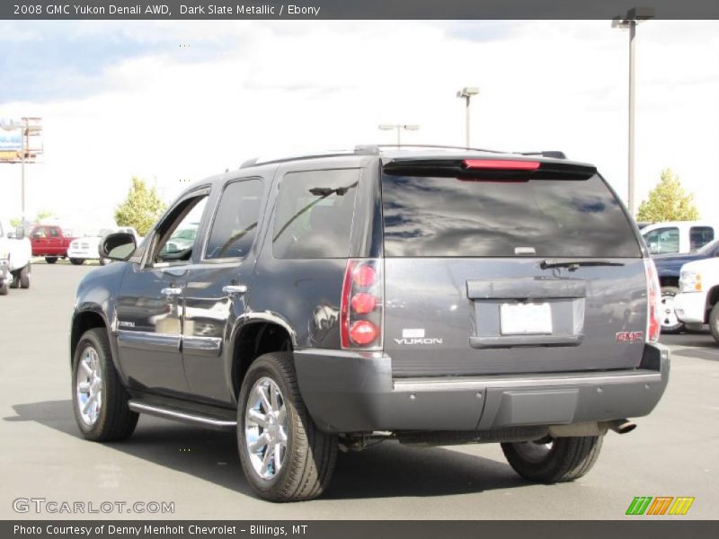 Dark Slate Metallic / Ebony 2008 GMC Yukon Denali AWD