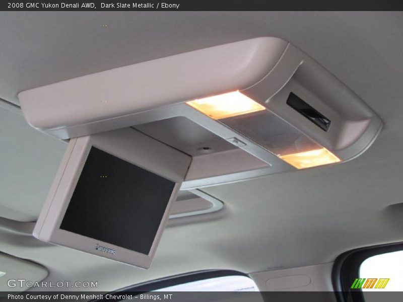 Dark Slate Metallic / Ebony 2008 GMC Yukon Denali AWD