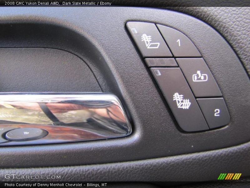 Dark Slate Metallic / Ebony 2008 GMC Yukon Denali AWD